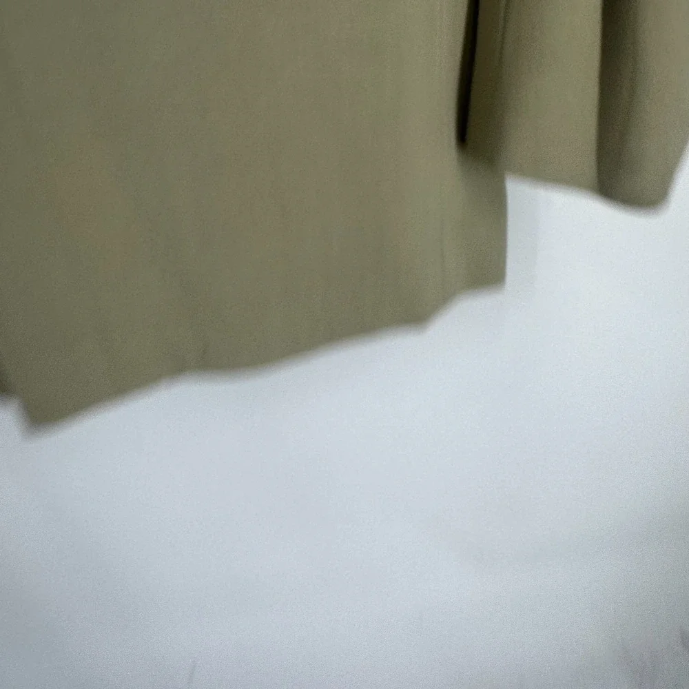 Nathan David Lapel Notch Single‎ Breasted Silk Sport Coat Blazer Beige Size 40 R